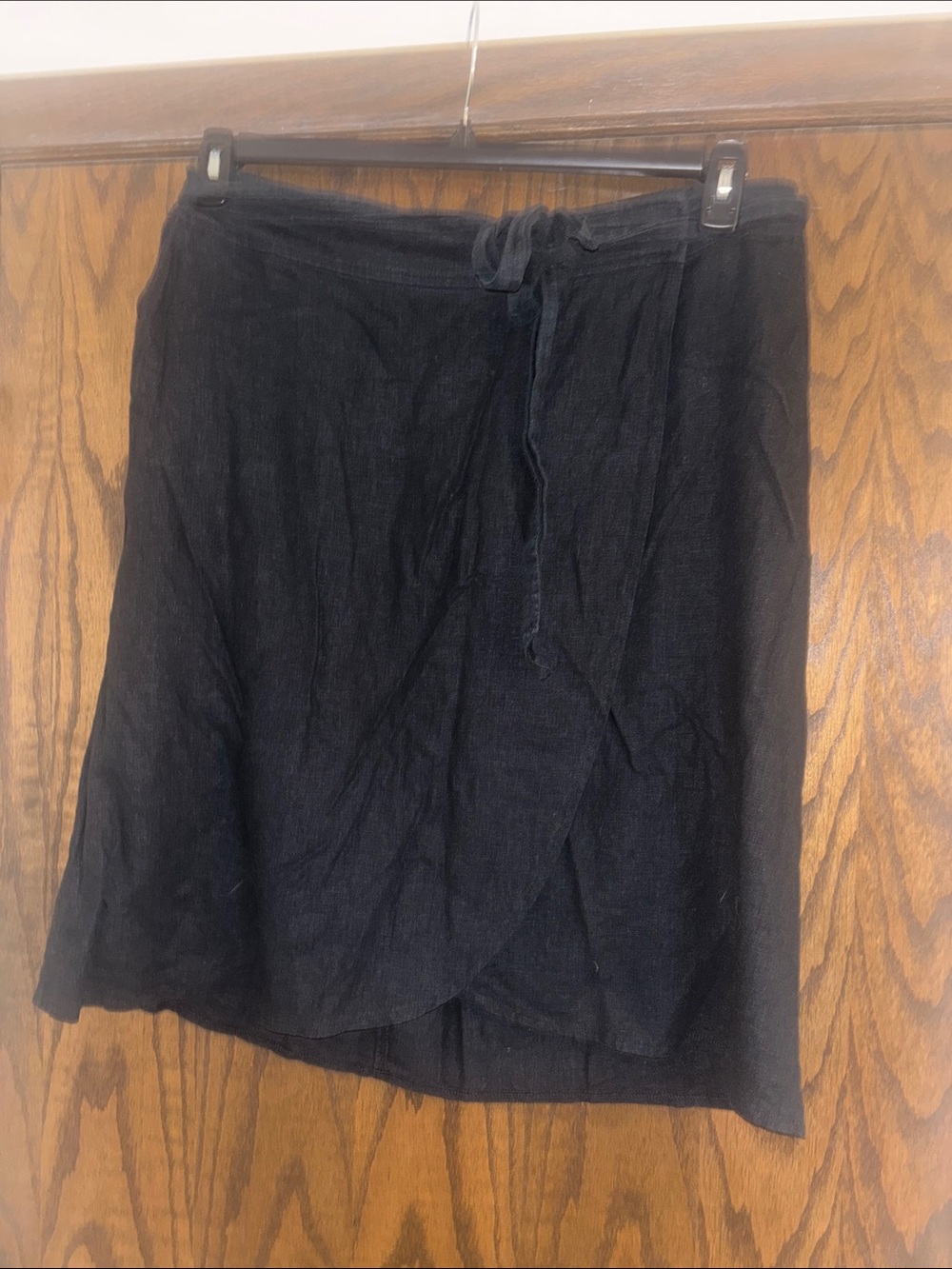 Ava & Viv Linen/Rayon Crossover Skirt with Removable Belt size 1X